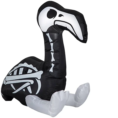 3ft. Airblown® Inflatable Halloween Skeleton Flamingo