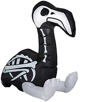 3ft. Airblown® Inflatable Halloween Skeleton Flamingo