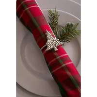 DII® Christmas Tree Napkin Rings, 6ct.
