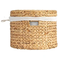 Hello Honey® Natural Brown Serene Hyacinth Basket Set with Lids