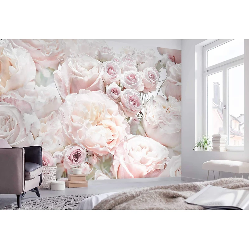 Komar Spring Roses Wall Mural