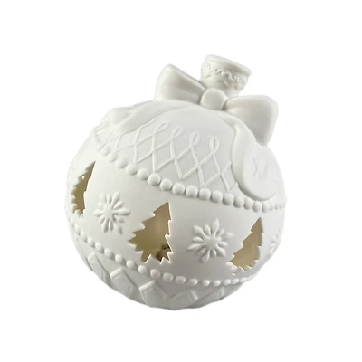 6" LED DIY Ceramic Ball Ornament Décor by Make Market®