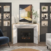 The Novogratz 15" Silver Stainless Steel Abstract U-Shaped Candelabra