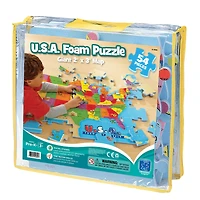 Educational Insights U.S.A. Foam Map Puzzle