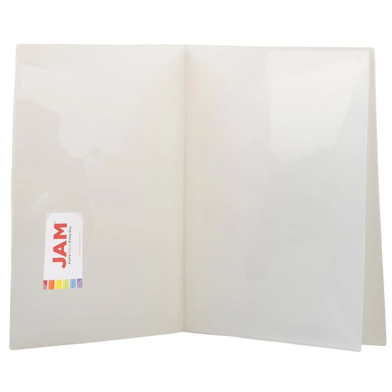 JAM Paper Heavy Duty Plastic High Pocket Organizer