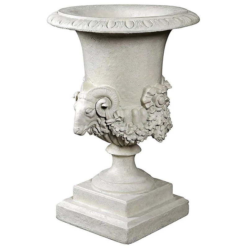 Design Toscano® 28" Hermes Ram's Head Garden Urn