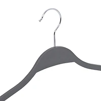 Honey Can Do Gray Natural Wheat Husk Slim Hangers, 25ct.
