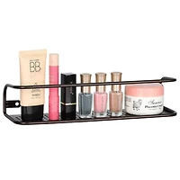 NEX™ Large Brown Wall-Mounted Spice Racks with Guard Rail, 4ct.