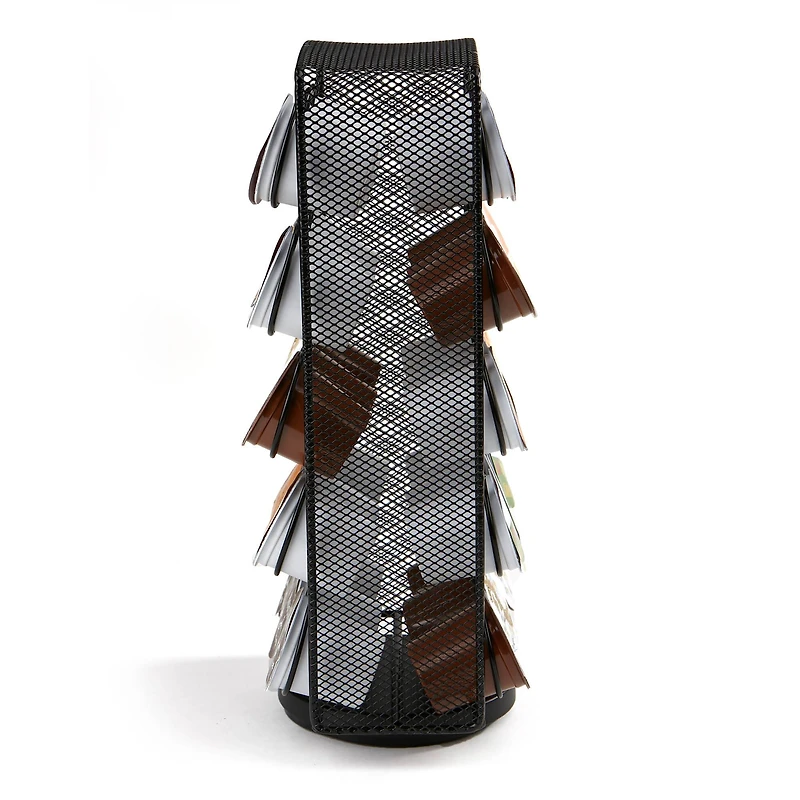 Mind Reader 30 Capacity Black Metal Mesh Single Serve Coffee Pod Holder Carousel