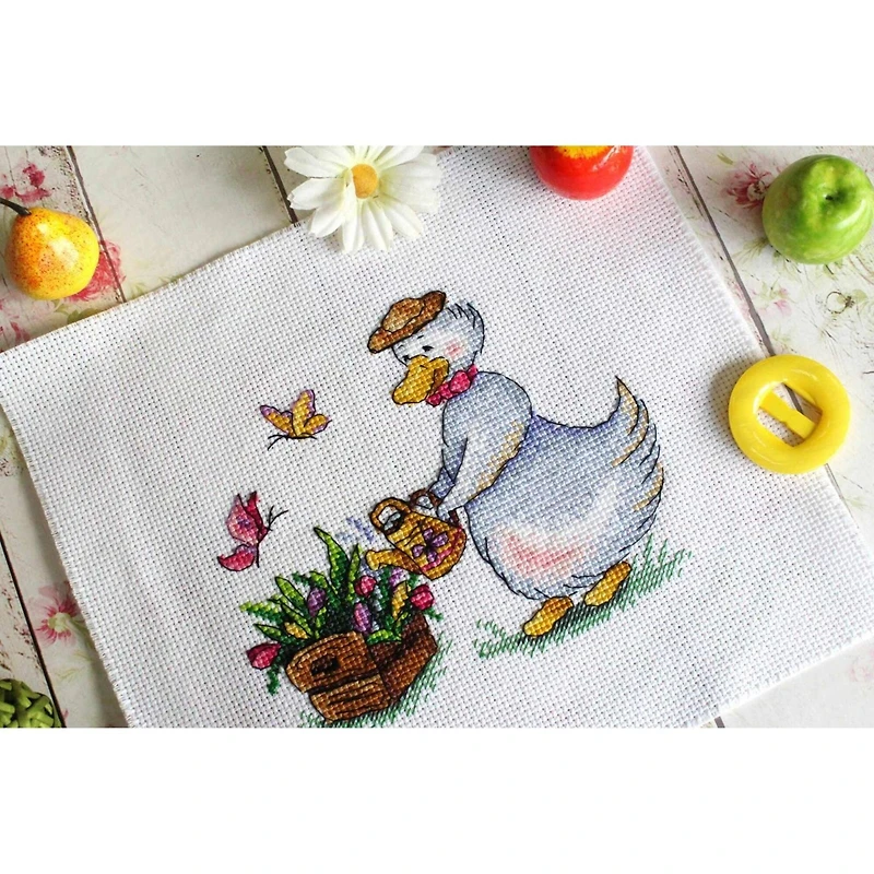 MP Studia Gardening Cross Stitch Kit