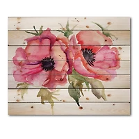 Designart - Stylized Poppy Flowers