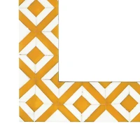 4" x 6" Yellow & White Tile Tabletop Frame, Treasured Finds by Ashland®