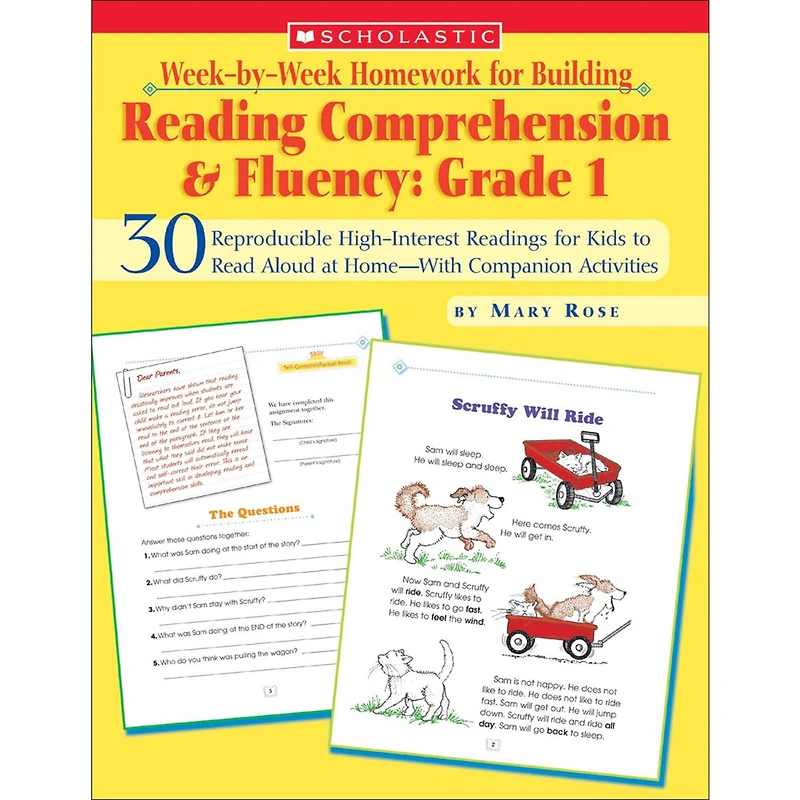 Scholastic Teaching Resources Week-by-Week Homework for Building, Grade 1