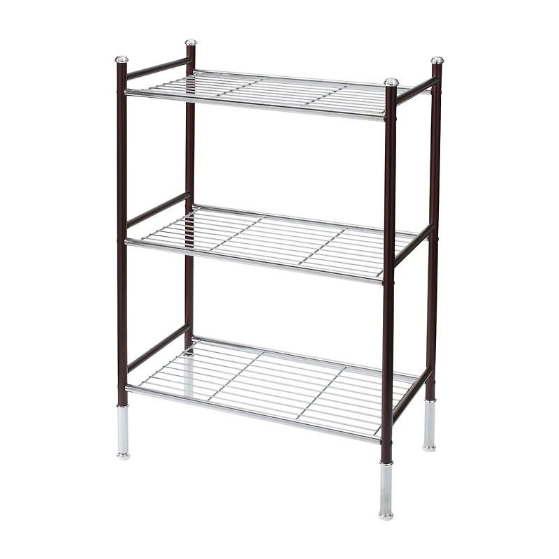 Organize It All Duplex 3 Tier Freestanding Wire Rack