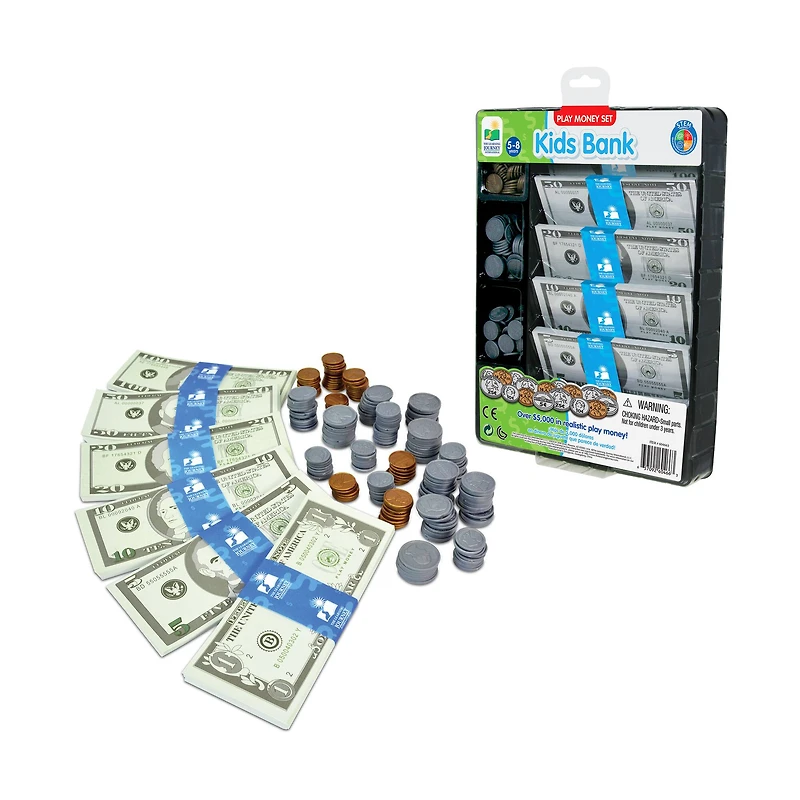 Play Money Set - Kids Bank
