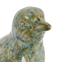Hello Honey® Green Debossed Ceramic Bird Figurines Set