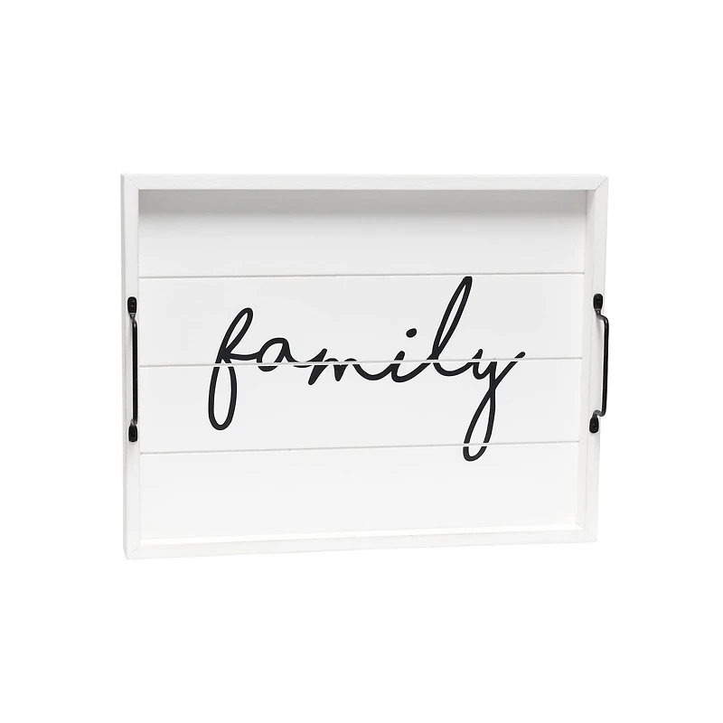 Elegant Designs™ 15.5" Family Serving Tray with Handles