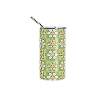 Craft Express 20oz. White Stainless Steel Mug with Slide Lid, 4ct.