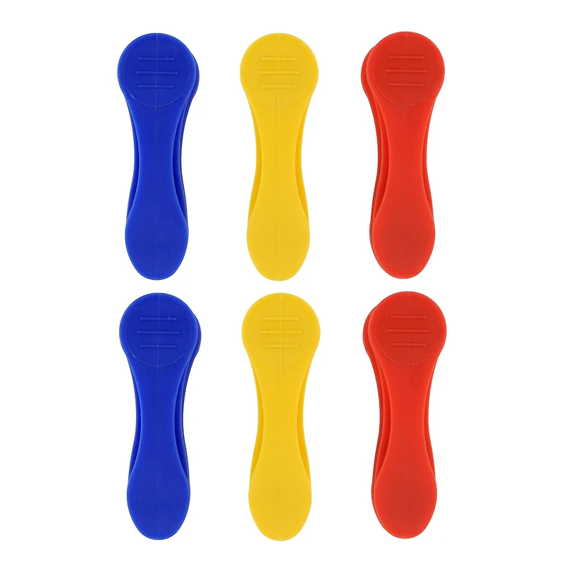 2.5" Plastic Bag Clips, 6ct. by Fab Finds