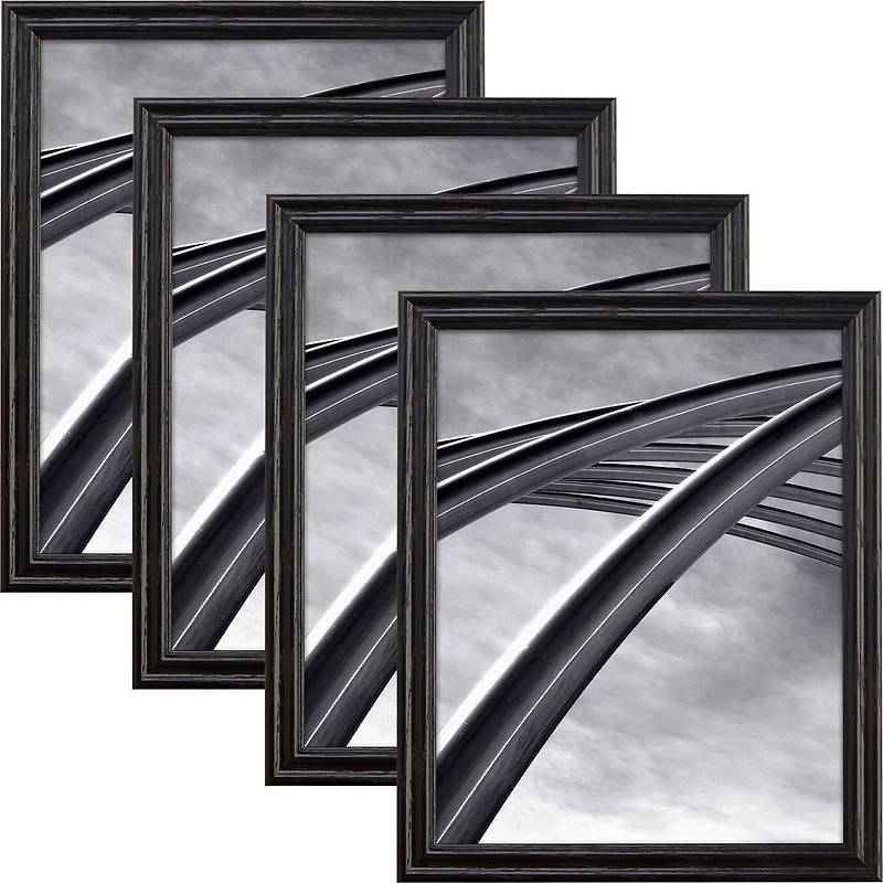 4 Pack Craig Frames Wiltshire 200 Ebony Picture Frame