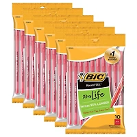 BIC® Round Stic® Xtra Life Medium Point Ballpoint Pen, 6 Packs of 10