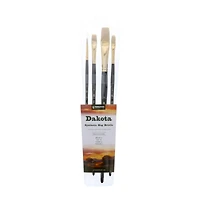 Princeton™ Dakota™ Synthetic Hog Bristle 4 Piece Brush Set