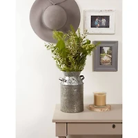 DII® 11" Galvanized Metal Farmhouse Milk Can