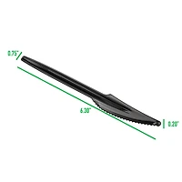 Mind Reader Black Plastic Knife Dispenser Refills, 100ct.