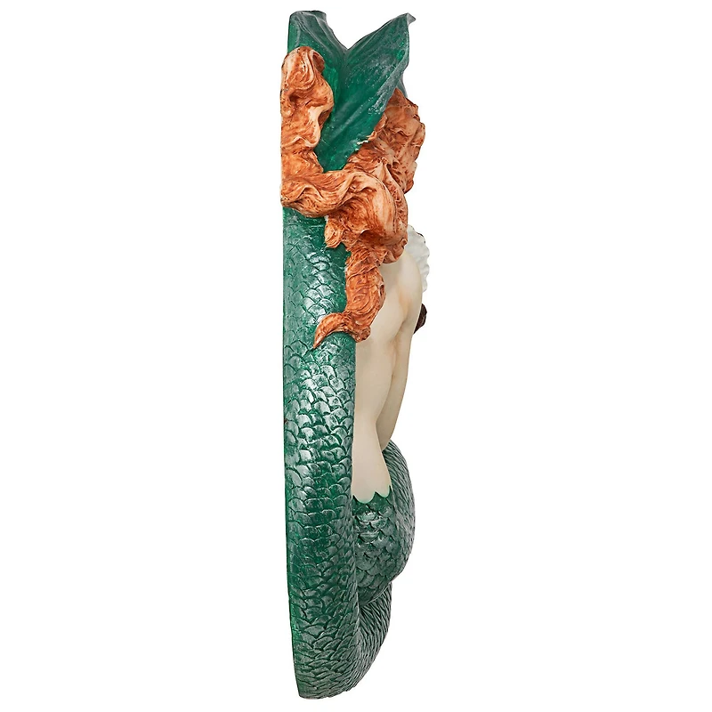 Design Toscano Misty Mae Siren of the Sea Mermaid Wall Sculpture