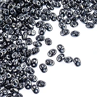 12 Pack: Superduo Two-Hole Czech Glass Beads