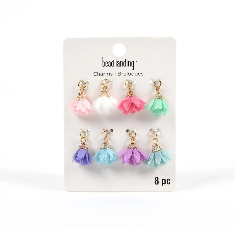 Mixed Petal Tassel Charm Set by Bead Landing™