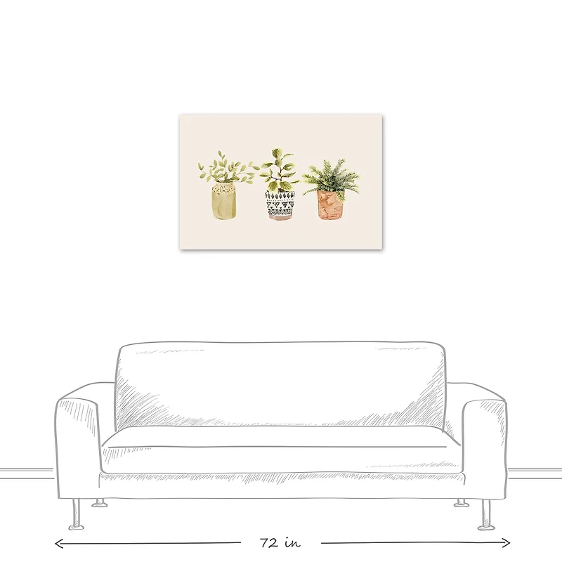 Designs Direct Potted Plants Canvas Wall Art