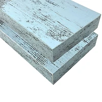 Sorbus Floating Faux Wood Shelf