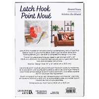 Leisure Arts® Desert Hues Latch Hook Kit