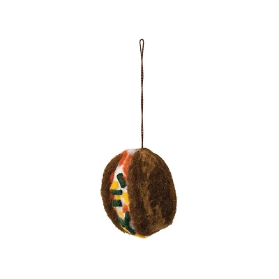 Hello Honey® 3.5" Baked Potato Wool Felt Ornament
