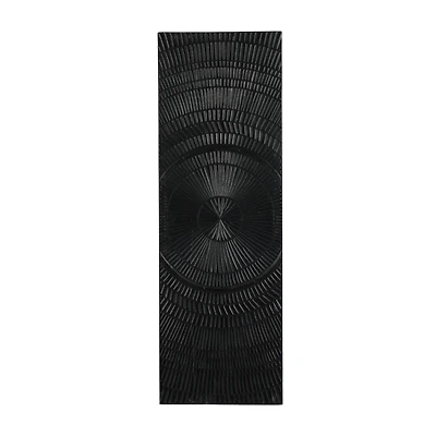 Black Radial Geometric Wall Décor
