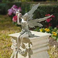 Design Toscano 19" Fairy of the West Wind Sitting Statues, 2ct.