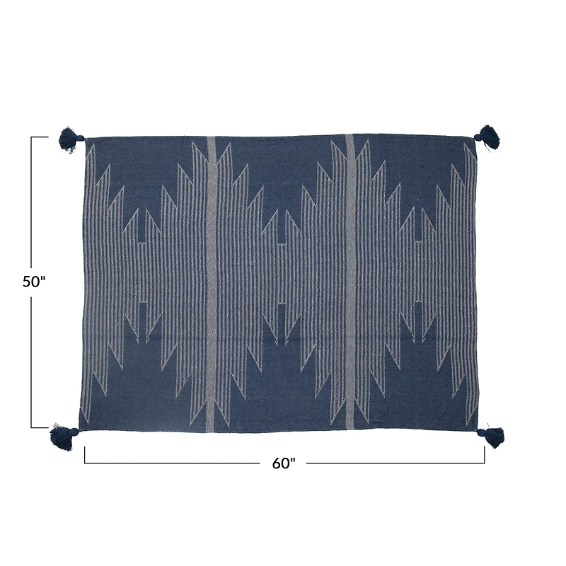 Hello Honey® Southwest-Inspired Decorative Woven Recycled Throw