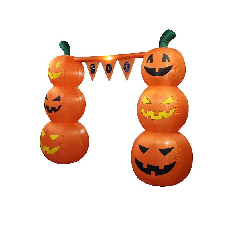 8ft. Inflatable Pumpkin Banner Archway