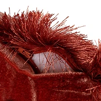 Hello Honey® 20" x 20" Clay Charm Eyelash Fringe Pillow