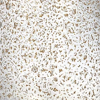 Hello Honey® 12oz. Stemmed Gold-Flecked Clear Drinking Glass