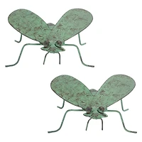 6.75" Iron Bumblebee Garden Accents, 2ct.