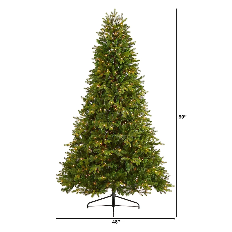 7.5ft. Pre-Lit Washington Fir Artificial Christmas Tree with Clear Lights