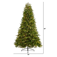 7.5ft. Pre-Lit Washington Fir Artificial Christmas Tree with Clear Lights