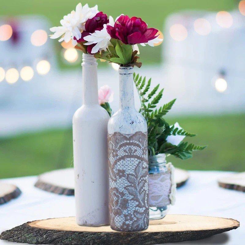 Wilson 17.5" Basswood Elongated Round Slice, 4ct.