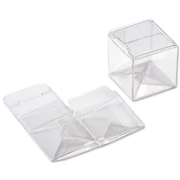 JAM Paper Clear Pop & Lock Top Boxes