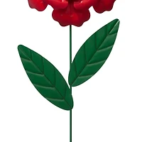 Glitzhome® 3.5ft Assorted Multi-Functional Metal Dimensional Flower Yard Stake, 3ct.