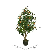 4ft. Potted Artificial Orange Tree