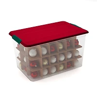 61.5qt. Latching Ornament Storage by Simply Tidy®