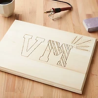 6 Pack: 16" Basswood Rectangle Plaque by Make Market®